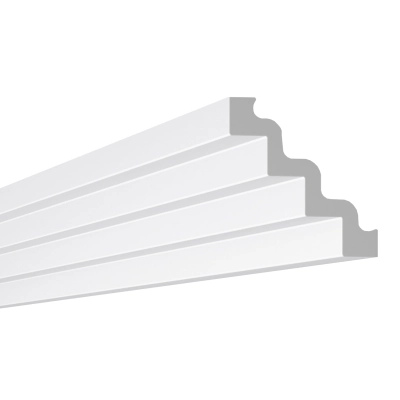 2 Meter ST4 NOMASTYL® 130x130mm Deckenleiste Stuckleiste